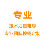 專業(yè)——技術(shù)力量雄厚專業(yè)團隊按需定制